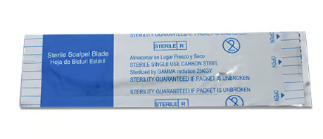 HOJA DE BISTURI ESTERIL